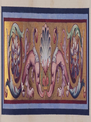 Album Mosaique Decorative [UNIQUE SAMPLE ALBUM WITH AT LEAST 65 ORIGINAL PAINTED GOUACHE DESIGNS FOR MOSAICS]