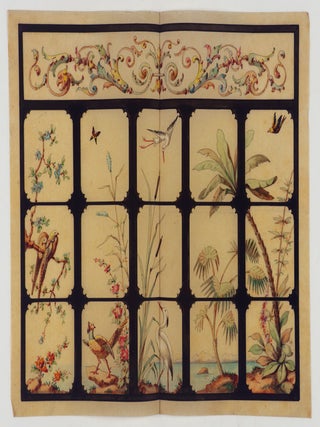 Album Mosaique Decorative [UNIQUE SAMPLE ALBUM WITH AT LEAST 65 ORIGINAL PAINTED GOUACHE DESIGNS FOR MOSAICS]