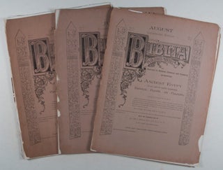 Biblia, published monthly. Devoted to Biblical, Oriental and Classical Archaeology. Ancient Egypt in the Light of Modern Discoveries Historical, Pictorial, and Descriptive