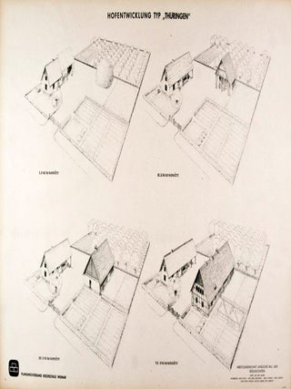 Grundlagen des Ländlichen Bauwesens: Typen für Landwirtschaftliche Kleingehöfte. Arbeitsgemeinschaft des Lehrstuhles Ländliches Bau-und Siedlungswesen (Basics of Countryside Architecture: Types of Small Agricultural Farms. Workshop for the Chair for Countryside Architecture and Settlements)