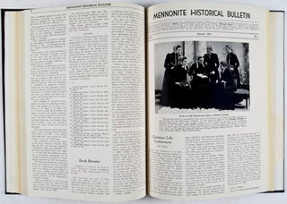 Mennonite Historical Bulletin. Vols. I-XX. Complete collection from 1940 to 1959.