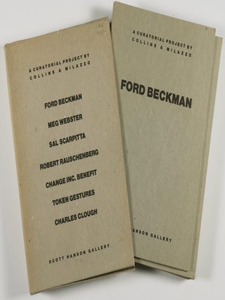 Item #10915 A Curatorial Project: Ford Beckman, Meg Webster, Sal Scarpitta, Robert Raschenberg,...