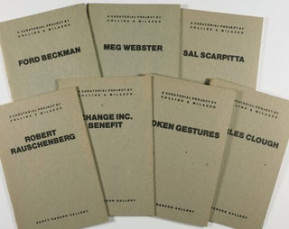 A Curatorial Project: Ford Beckman, Meg Webster, Sal Scarpitta, Robert Raschenberg, Change Inc. Benefit, Token Gestures, Charles Clough