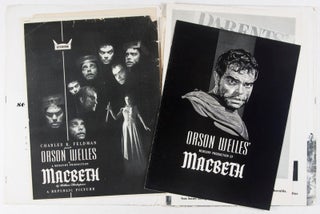 Exhibitor Manual for Orson Welles' Version of William Shakespeare's Macbeth