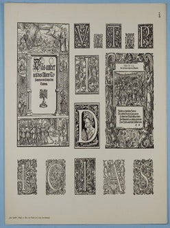 Das Alte Buch und seine Ausstattung vom XV. bis zum XIX. Jahrhundert: Buchdruck, Buchschmuck und Einbände (The Old Book and its Layout from the XV. to the XIX. Century: Printing, Decor and Binding)