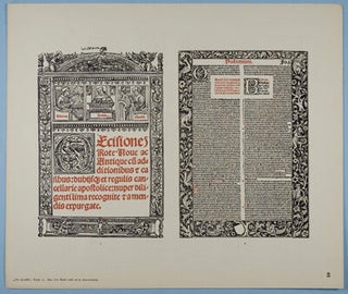 Das Alte Buch und seine Ausstattung vom XV. bis zum XIX. Jahrhundert: Buchdruck, Buchschmuck und Einbände (The Old Book and its Layout from the XV. to the XIX. Century: Printing, Decor and Binding)