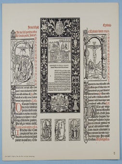 Das Alte Buch und seine Ausstattung vom XV. bis zum XIX. Jahrhundert: Buchdruck, Buchschmuck und Einbände (The Old Book and its Layout from the XV. to the XIX. Century: Printing, Decor and Binding)
