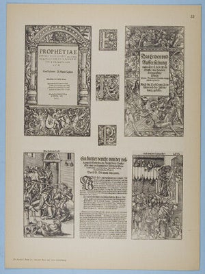 Das Alte Buch und seine Ausstattung vom XV. bis zum XIX. Jahrhundert: Buchdruck, Buchschmuck und Einbände (The Old Book and its Layout from the XV. to the XIX. Century: Printing, Decor and Binding)