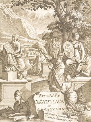 Item #12507 1) Aegyptiaca Et Dekaphylon: Sive De Egyptiacorum Sacrorum Cum Hebraics collatione...
