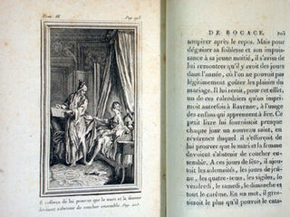 Contes De Bocace. Traduction nouvelle, augmentee de divers Contes et Nouvelles en vers imites de ce Poete celebre, par La Fontaine, Passerat, Vergier, Perrault, Dorat et autres; et enrichie de Notes historiques sur les principaux personnages que Bocace a mis sur la scene, et sur les usages observes dans le siecle ou il vivoit. Par A. Sabatier De Castres