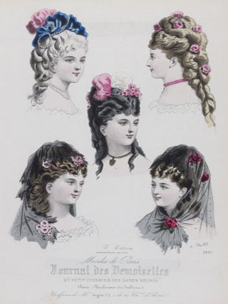 Item #13066 "Journal des Demoiselles" and "Le Gout du Jour, Journal de Coiffures" [From the...