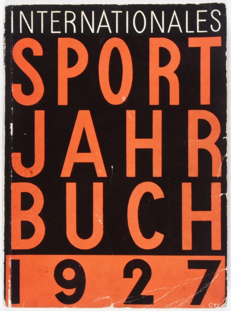 Item #13349 Internationales Sportjahrbuch 1927 (International Sports Yearbook 1927). Ad Eichenberger.