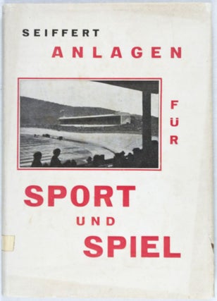 Item #13364 Anlagen für Sport und Spiel. 3. Heft (Facilities for Sport and Play. 3rd Issue)....