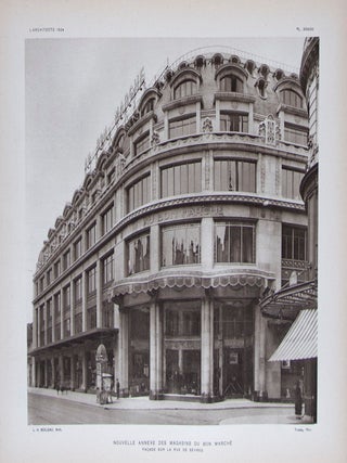 L'Architecte. Revue mensuelle de l'art architectural publiée avec le concours de la société des architectes diplômés par le gouvernement. Nouvelle Série, Première Année 1924