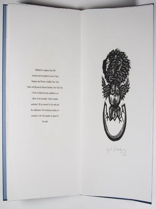 A Pride of Rabbis: A Cycle of Prints and Words [SIGNED]
