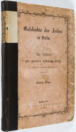 Geschichte der Juden in Berlin (History of the Jews in Berlin)