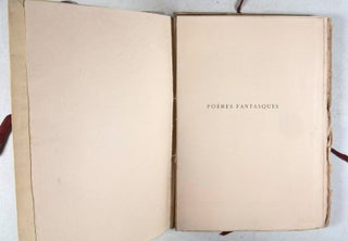 Poèmes Fantasques [SIGNED BY PUBLISHER]