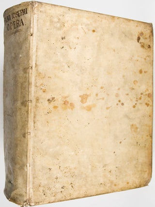 Opera quae extant omnia : nempe, Antiquitatum Judaicarum libri XX Sigismundo Gelenio interprete, De bello Judaico libri VII interprete Rufino Aquilejensi, Liber de vita sua cum interpretatione Gelenii, Adversus Apionem libri II cum versione antiqua à Gelenio emendata, & De Maccabaeis seu de imperio rationis liber cum paraphrasi Erasmi Roterodami : accedit index locupletissimus : juxta editionem Graeco-Latinam Genevensem ad manuscriptos Palatinae bibliothecae codices castigatam quae nunc à pluribus mendis expurgata & praeterea prolegomenis & appendice auctior redditur.