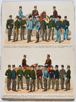 Die Oesterreich - Ungarische Armee. 204 Abbildungen in Farbdruck