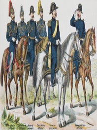 Die Armee der Vereinigten Staaten von Nord-Amerika. Mit Abbildungen von Offizieren und Soldaten aller Truppengattungen, sowie von Uniforms- und Rangabzeichen, Ausrustungsgegenstanden etc. Nebst genauer Beschreibung der Uniformirung und Mittheilungen über Organisation, Starke, Eintheilung und Dislocation der Nordamerikanischen Armee, sowie der Milizen.