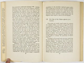 Religious Toleration and Persecution in Ancient Rome