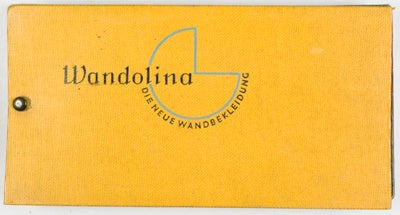 Item #16633 Wandolina: Die neue Wandbekleidung. n/a.