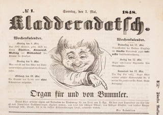 Item #16729 Kladderadatsch: Organ fur und von den Bummler [Complete first year of the magazine...