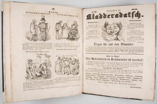 Kladderadatsch: Organ fur und von den Bummler [Complete first year of the magazine and additional Extrablatt]. 33 issues.