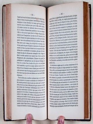 Cosmos. Essai d'une description physique du monde. Traduit par H. Faye, un des astronomes de l'Observatoire royal de Turin. Troisième édition milanaise