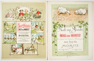 Item #18742 Zwei Streiche von Max und Moritz in schöne und bekannte Musik gesetzt und seinem...