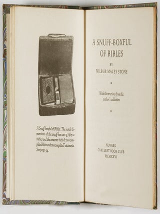 A Snuff-Boxfull of Bibles