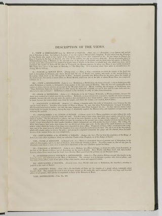 A Series of Twenty-Four Views Illustrative of The Holy Scriptures. Selected from Sir Robert Ainslie's celebrated collection of drawings in Palestine, Egypt, Syria, Corinth, Ephesus, etc. with an historical account of each view