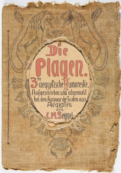 Item #18907 Die Plagen. 3te aegyptischen Humoreske. Aufgeschrieben und abgemalt bei dem Auszuge der Juden aus Aegypten. Carl Maria Seyppel.