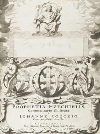 Item #18917 Prophetia Ezechielis, cum Commentario; Prophetia et Threni Jeremiae, cum Commentario....