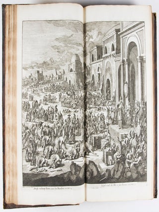 Biblia sacra, dat is de Heilige Schriftuer van het Oude, en het Nieuwe Testament, Naer de laetste Roomsche Keure der gemeine Latijnsche Overzettinge, in Nederduitsch Vertaeld, met korte verklaringen op de duistere plaetzen... First volume only (Old Testament)