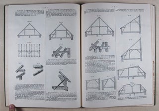 Wolf's praktische Ausführung der Schiftung und Dachverbandhölzer nebst Berechnung der Linien, Flächen und Körpe - Lehrbuch für Zimmerer.