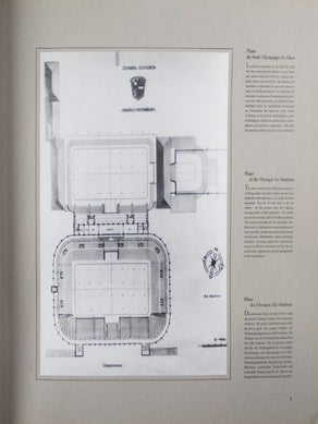 Plans and illustrations pertaining to the candidature of the community of Garmisch-Partenkirchen for the VIIIth Olympic Winter Games in 1960. Plans et photos pour la candidature de la commune de Garmisch-Partenkirchen aux VIIImes Jeux Olympiques d'Hiver 1960. Pläne und Bilder zur Bewerbung der Marktgemeinde Garmisch-Partenkirchen um die VIII. Olympischen Winterspiele 1960