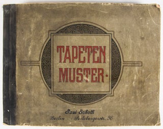 Item #19647 Tapetenmuster 58 [WITH 406 ART NOUVEAU WALLPAPER SAMPLES]. Paul Schoth