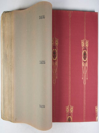 Tapetenmuster 58 [WITH 406 ART NOUVEAU WALLPAPER SAMPLES]