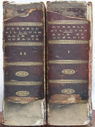 Seize mille lieues à travers l'Asie et l'Océanie, voyage exécuté pendant les années 1858 - 1861 par le Comte Henry Russell-Killough. Sibérie, désert de Gobi, Péking, fleuve Amour, Japon, Australie, Nouvelle-Zélande, Inde, Himalaya Ouvrage contenant une carte et un panorama de l'Himalaya.