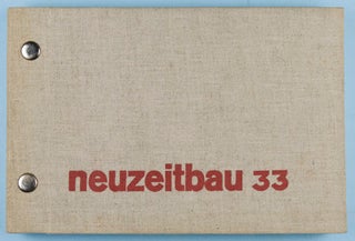 Item #20057 Neuzeitbau 33. Neuzeitbau-Tapeten [Pre-WWII German wallpaper samples]. Tapeten- und...