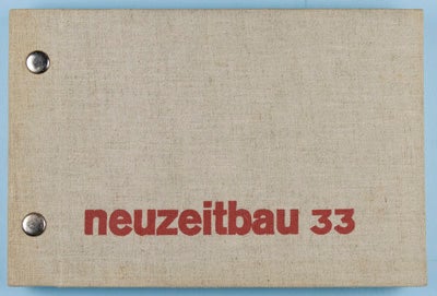 Item #20057 Neuzeitbau 33. Neuzeitbau-Tapeten [Pre-WWII German wallpaper samples]. Tapeten- und Linoleumhaus Paul Schmitz.