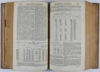 Universal Gazetteer of the World, a Dictionary, Geographical, Historical and Statistical, of the various Kingdoms, States, Provinces, Cities, Towns, Forts, Harbors, Rivers, Lakes, Seas, Mountains &c, in the World. Articles relating to the United States have been very largely extended, embracing every county, with the elements of their population arranged in tables from the census of 1840, Also the census of 1850.