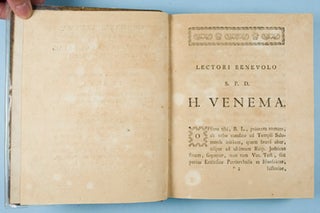 Institutiones Historiae Ecclesiae Veteris Testamenti, seu Patriarchalis et Israeliticae Tomus I. Ab Orbe Conditio ad Templi Salo. Monis Initium