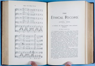 The Ethical Record: A Quarterly Publication of the Societies for Ethical Culture (Succeeded by the International Journal of Ethics)