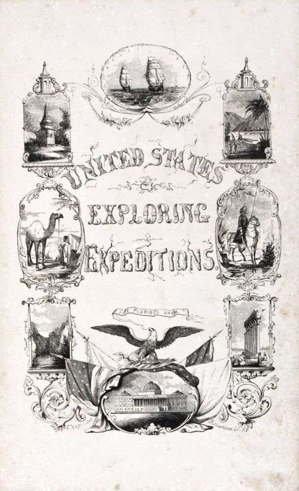 Item #21161 Voyage of the U. S. Exploring Squadron, Commanded by Captain Charles Wilkes, of the United States Navy, in 1838, 1839, 1940, 1841, and 1842 together with Explorations and Discoveries Made by Admiral D'Urville, Captain Ross, and other Navigators and Travellers; and an Account of the Expedition to the Dead Sea, under Lieutenant Lynch. John S. Jenkins.