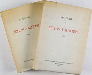 Item #21229 Homenaje a Millás-Vallicrosa (Complete in 2 Volumes). n/a