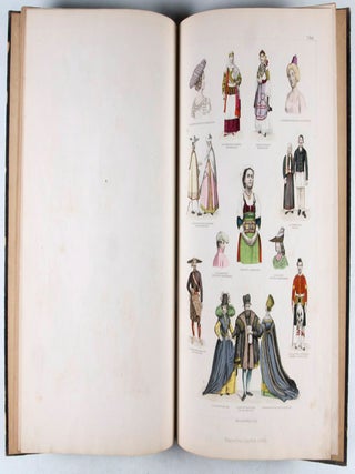 Bl&auml;tter f&uuml;r Kost&uuml;mkunde: Historische und Volks-Trachten nach Authentischen Trachten in Stahl gestochen von verschiedenen K&uuml;nstlern (Erstes Heft; 1.-12. Blatt)