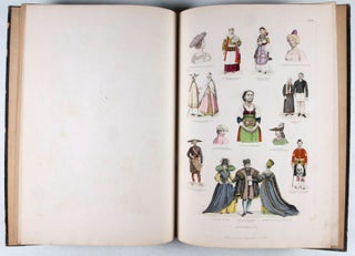 Blätter für Kostümkunde: Historische und Volks-Trachten nach Authentischen Trachten in Stahl gestochen von verschiedenen Künstlern (Erstes Heft; 1.-12. Blatt)