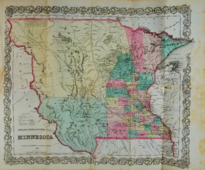 Item #21841 The Minnesota Handbook, for 1856-7 with a new and accurate map. Nathan H. Parker.